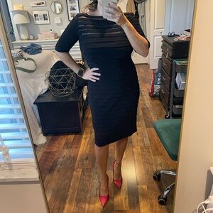 Adriana papel fitted cocktail dress